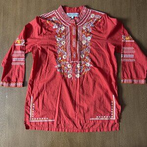 J Peterman Company Tunic Shirt - Size Large